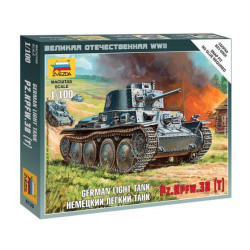 CARRO DE COMBATE PZ. KPF. 38 t -Escala 1/100- Zvezda 6130