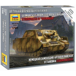 CAÑON DE ASALTO Sd. Kfz. 166 BRUMMBAR -Escala 1/100- Zvezda 6244