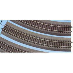 VIA RLB CURVA R5 R: 542,80 mm 30 -Escala h0 - 1/87- Roco 42525