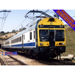 AUTOMOTOR DIESEL RENFE 444 AZUL-BLANCO - EP.V - ESCALA H0 - ELECTROTREN HE2022