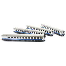 SET 4 COCHES DANONE RENFE REFORMADOS EP.V ESCALA N - MFTRAIN N71018