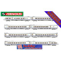 TREN AVE S103 RENFE BLANCO Y AZUL 8 ELEMENTOS - ESCALA N - EP.V - ARNOLD HN2611