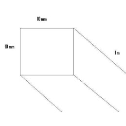 LISTON PINO (10 x 10 x 1.000mm)