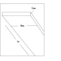 CHAPA BALSA (5 x 100 x 1.000mm)