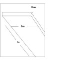 CHAPA BALSA (10 x 100 x 1000mm)