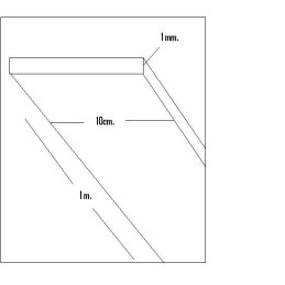 CHAPA BALSA (1 x 100 x 1000 mm)