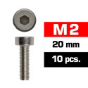 TORNILLO CABEZA CILINDRICA ALLEN (2 x 20 mm) 10 unidades