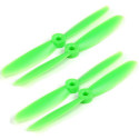 SET 4 HELICES BIPALAS 6 x 4,5 (normal + invertida) VERDE - Gemfan 3970