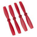 SET 4 HELICES BIPALAS 5 x 4,5 (normal + invertida) ROJA - Gemfan 3988